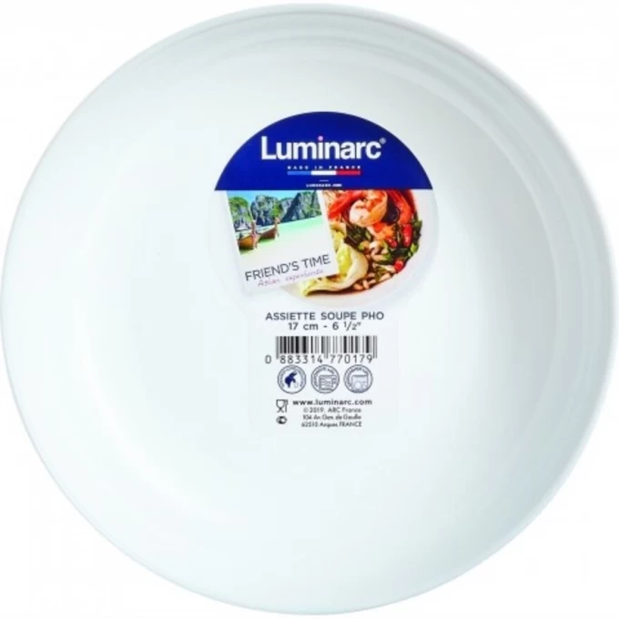 Тарелка для подачи LUMINARC ФРЕНДС ТАЙМ 17 см P6280 Тарелка для подачи LUMINARC ФРЕНДС ТАЙМ 17 см P6280